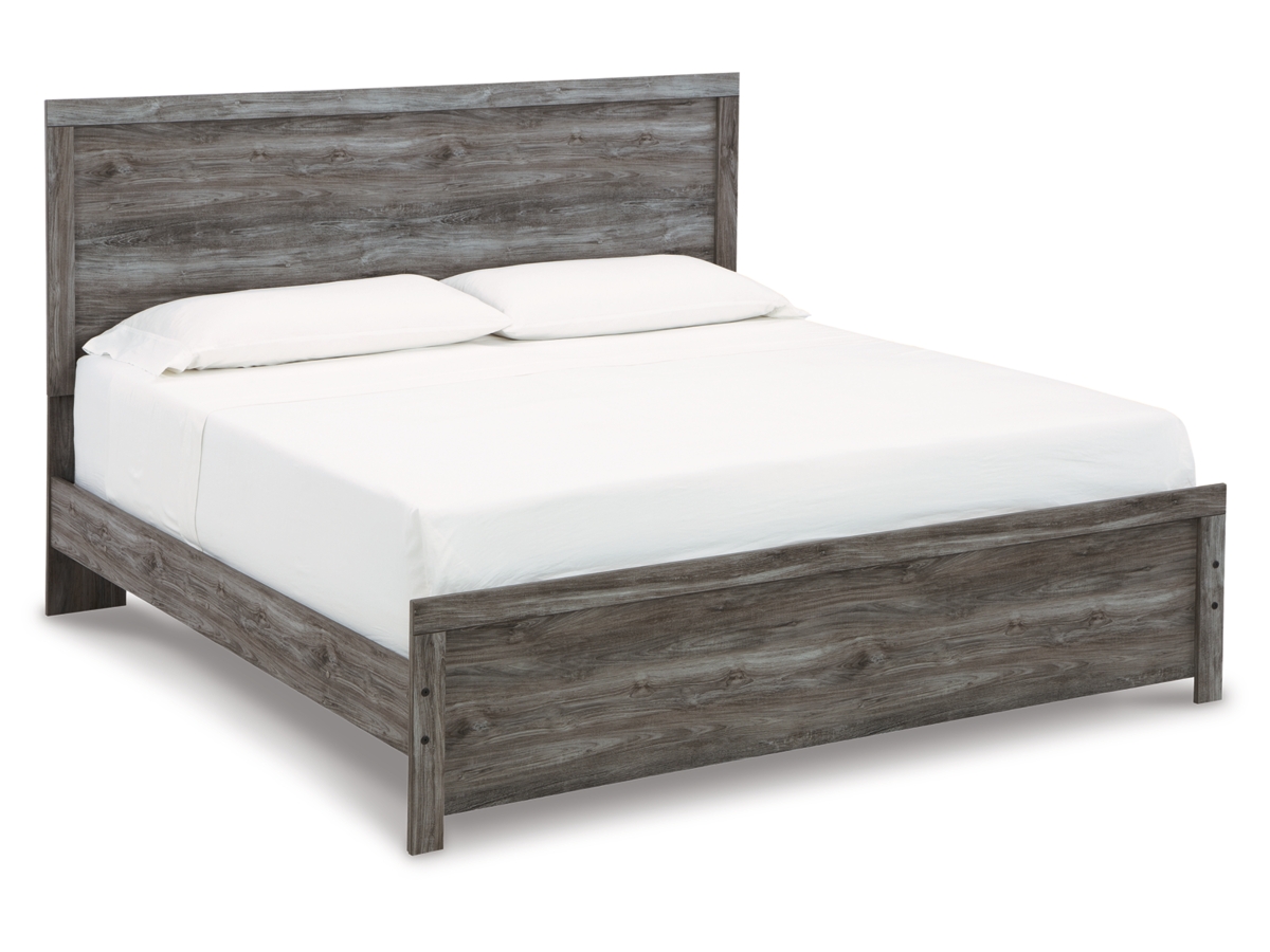 Bronyan King Panel Bed - Dark Gray