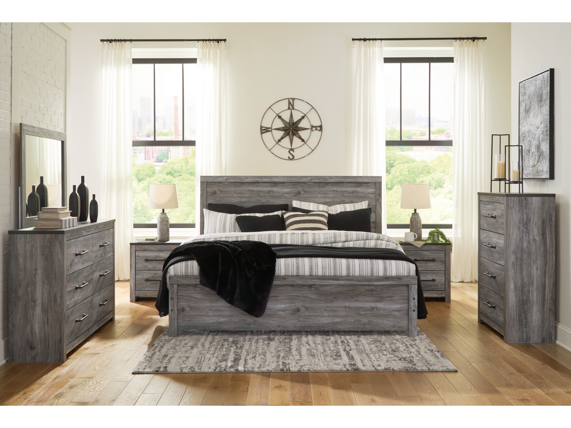 Bronyan Panel Bed Group