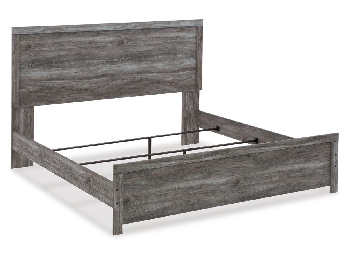 Bronyan King Panel Bed - Dark Gray