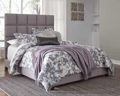 Dolante Queen Upholstered Bed, Gray, large