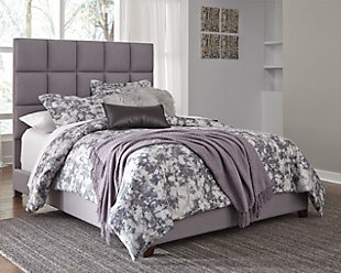 Dolante Queen Upholstered Bed, Gray, rollover