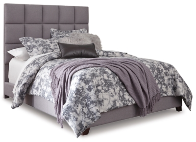 Dolante Queen Upholstered Bed, Gray, large