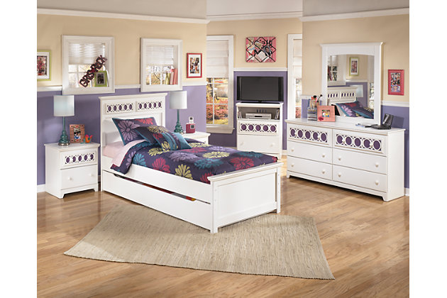 Zayley Dresser And Mirror Ashley, Ashley Furniture Zayley Full Bookcase Bed Assembly Instructions
