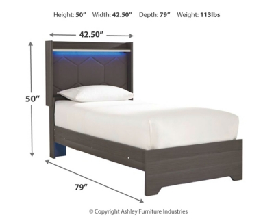 Annikus twin loft outlet bed