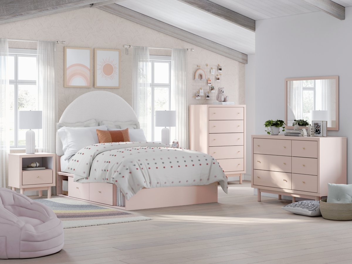 Wistenpine Twin Upholstered Panel Bed | Ashley