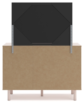 Wistenpine Twin Upholstered Panel Bed with Mirrored Dresser, Chest and Nightstand