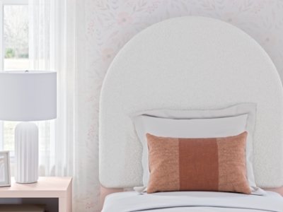 B1323-53 Wistenpine Twin Upholstered Panel Headboard, Blush sku B1323-53