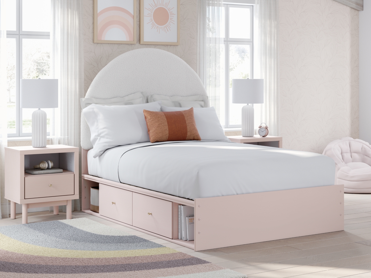 Wistenpine Twin Upholstered Panel Bed | Ashley