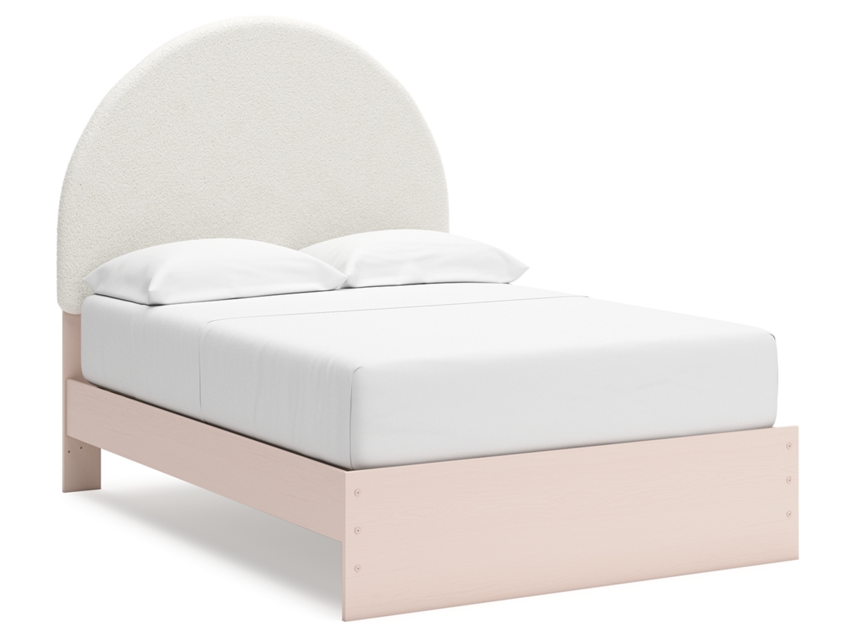 Wistenpine Platform Bed - Blush