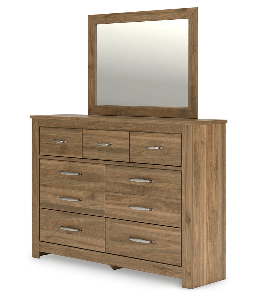 Zanbrook Queen Panel Bed, Dresser and Mirror - image 8