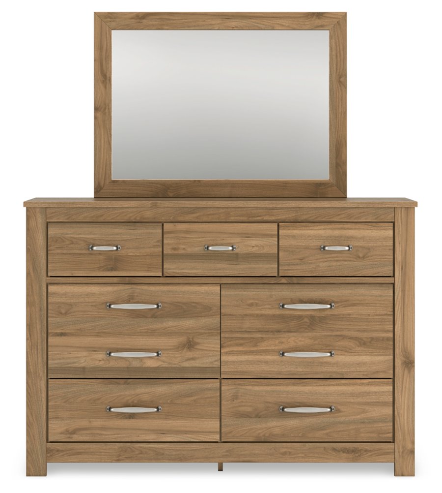 Zanbrook Queen Panel Bed, Dresser and Mirror - image 2