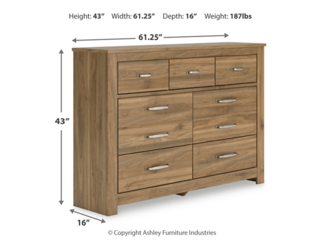 Zanbrook Queen Panel Bed with Dresser and Nightstand | Ashley