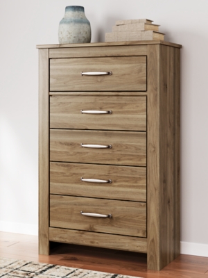 Zanbrook Chest of Drawers, Brown, rollover