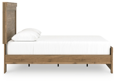 Zanbrook Queen Panel Bed, Brown, large