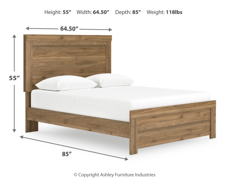 Zanbrook Queen Panel Bed, Dresser and Mirror - image 15