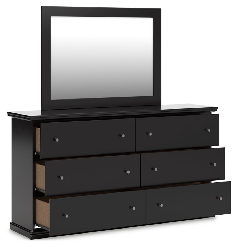 Maribel Twin Panel Bed, Dresser and Mirror - image 4