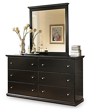 Maribel 6 Drawer Dresser and Mirror