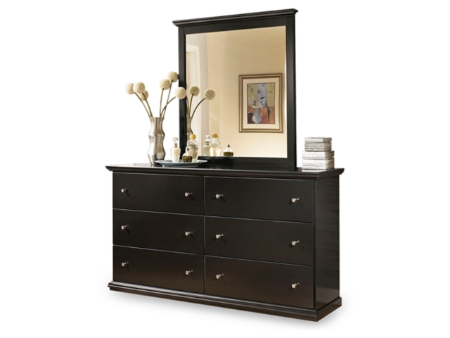 ashley furniture black dresser Lanolee Dresser and Mirror in Black by Ashley