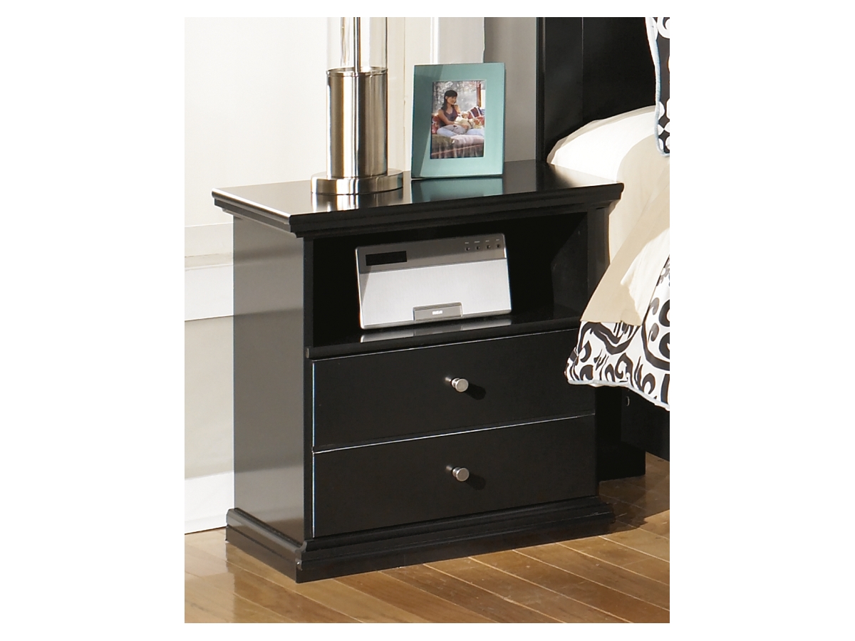 Maribel Nightstand - Black