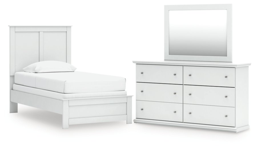 Cama doble, cómoda y espejo Bostwick Shoals - image 1