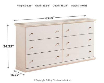 Bostwick Shoals Dresser, White, large