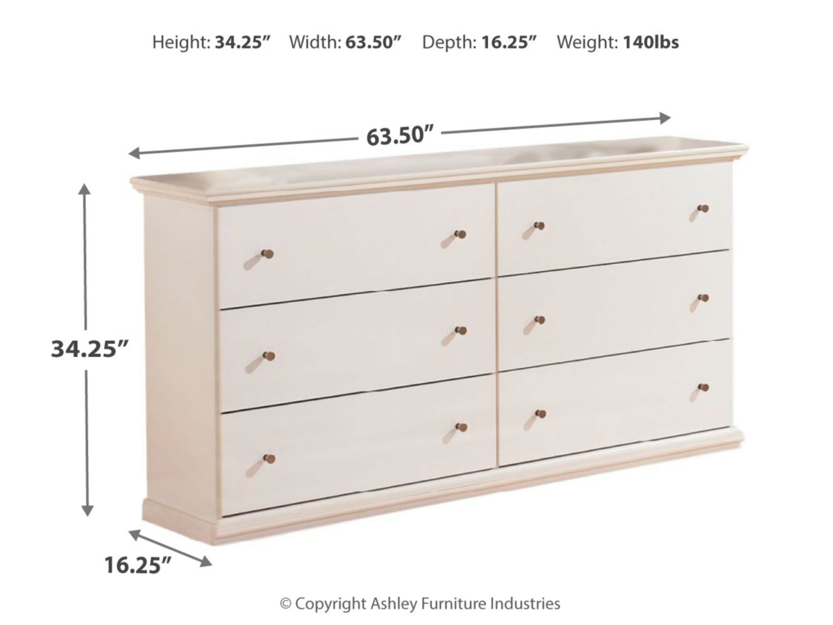 Bostwick Shoals Dresser - White
