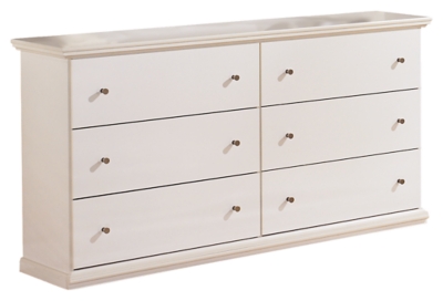 The Bostwick Shoals White 5 Pc. Dresser, Mirror, Twin Panel Bed is  available at Complete Suite Furniture, serving the Pacific Northwest.