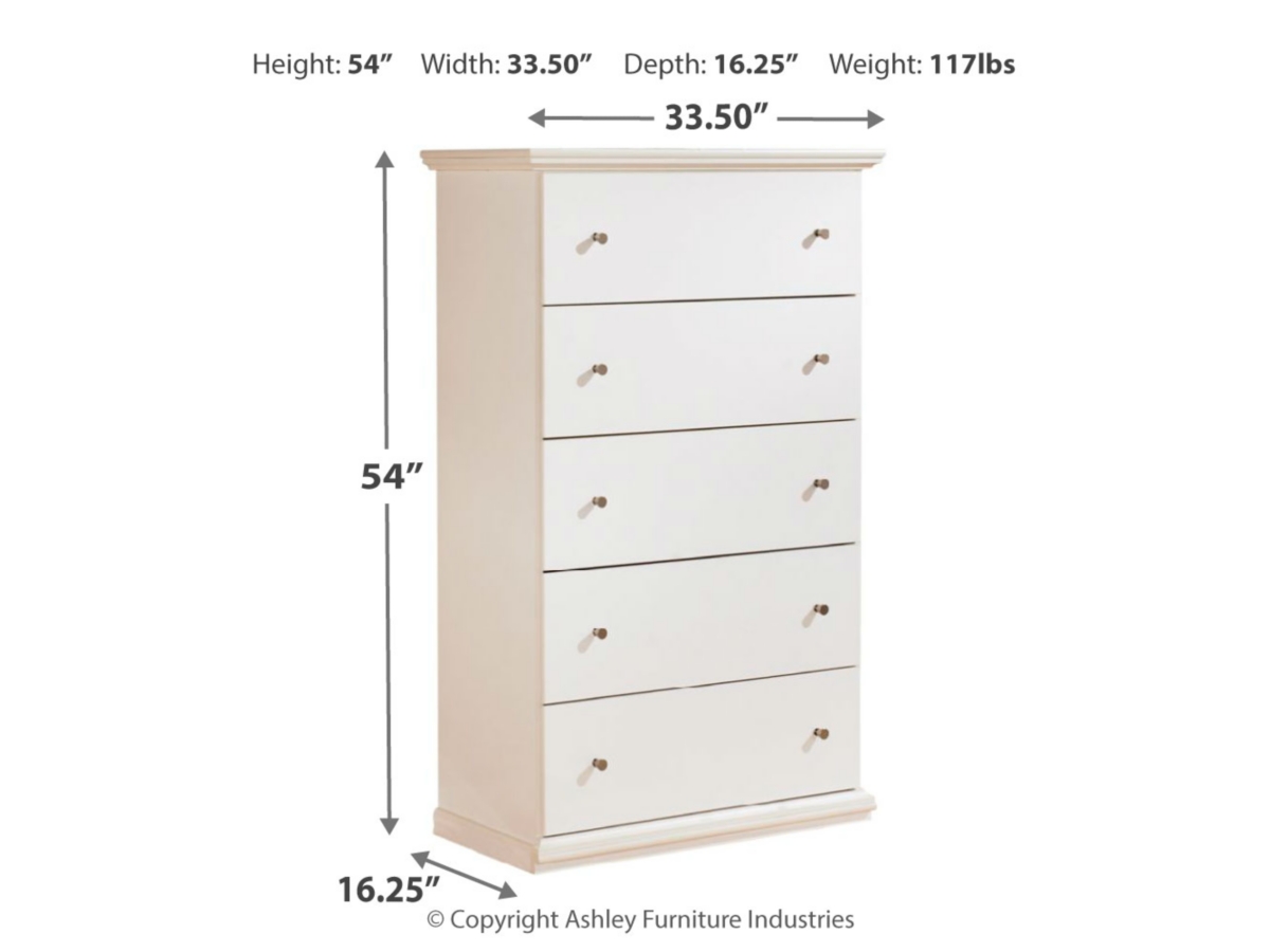 Bostwick Shoals Chest - White