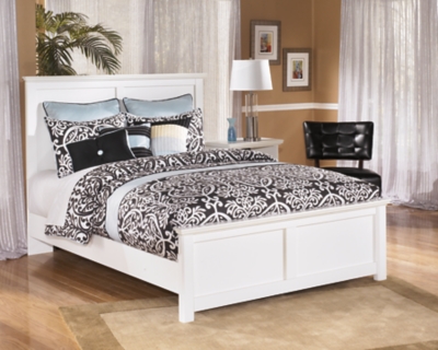 APK-B139-QPB Bostwick Shoals Queen Panel Bed, White sku APK-B139-QPB