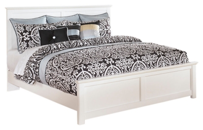 Bostwick Shoals King Panel Bed, White, large