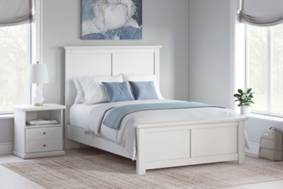 Bostwick Shoals Full Panel Bed, White