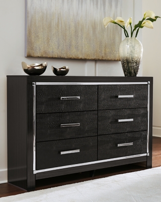 Novogratz Her Majesty 6 Drawer Wide Dresser