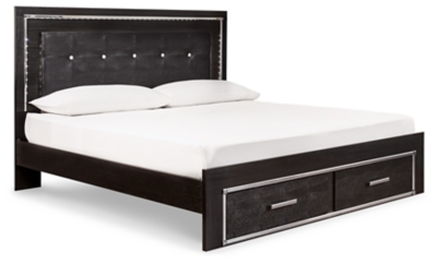 Kaydell King Upholstered Panel Bed with Storage, , large