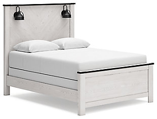 Schoenberg Queen Panel Bed, White, large
