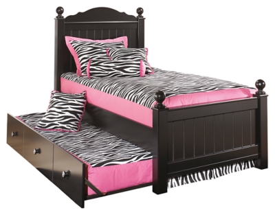 Twin bed with trundle ashley furniture sale