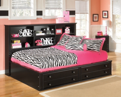 jaidyn full bookcase bed | ashley furniture homestore