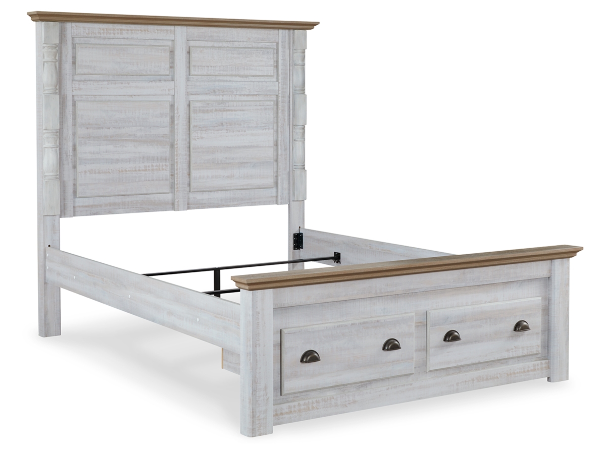 Haven Bay Queen Panel Bed with 2 Storage Drawers | Ashley Haven Bay Queen Panel Bed with 2 Storage Drawers | Ashley