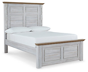 Haven Bay Full Panel Bed, Two-tone, large