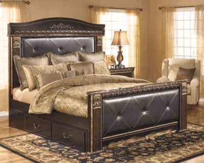 Coal Creek King Mansion Bed With Storage Ashley Furniture