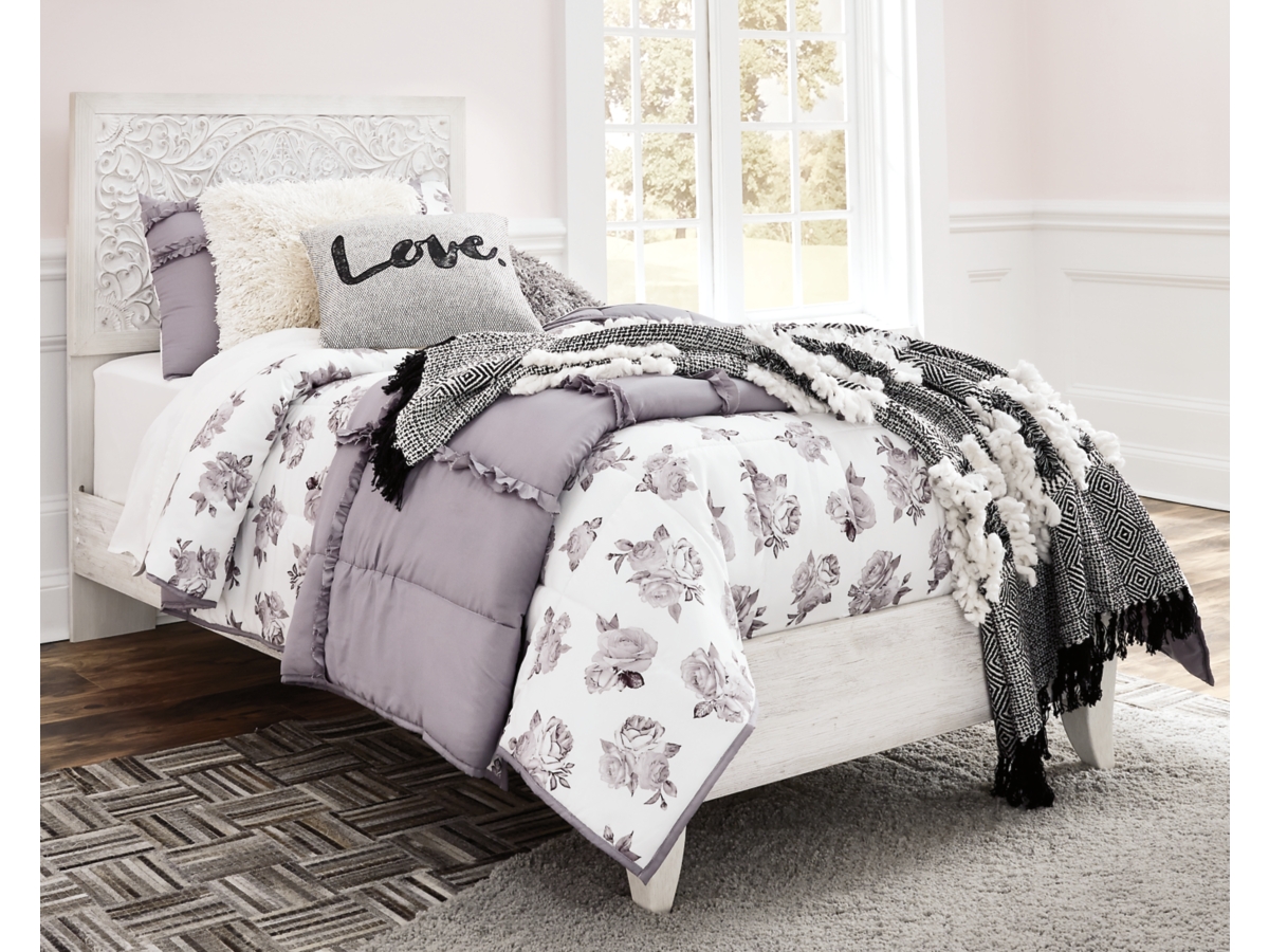 Paxberry Twin Bed - Whitewash Paxberry Twin Bed - Whitewash