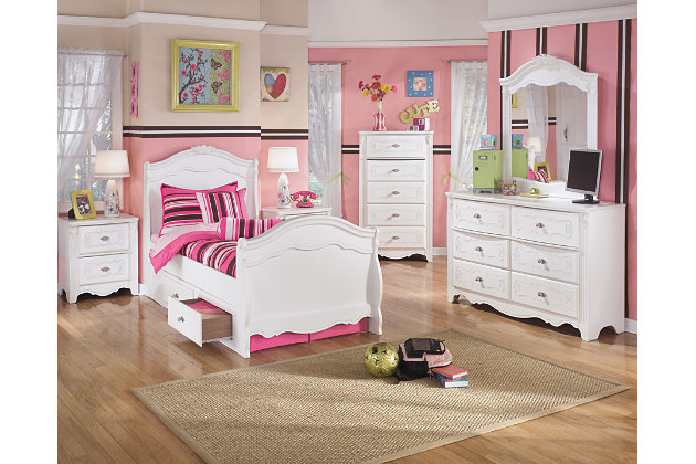 Exquisite Twin Sleigh Bed With 2, Twin Sleigh Bed With Storage Drawers