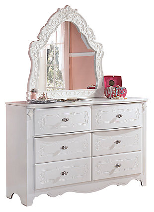 Exquisite Dresser and Mirror, , large