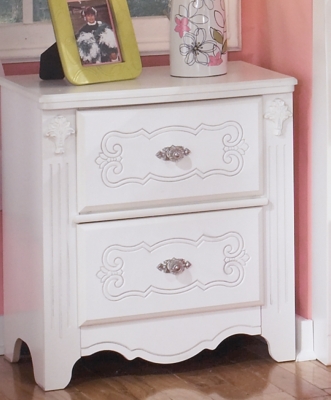 Ashley furniture 2024 white nightstand