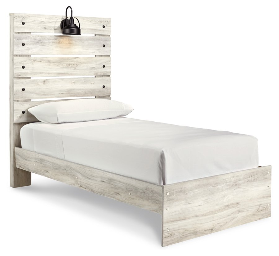 Cama doble con paneles, cómoda y espejo Cambeck - image 7