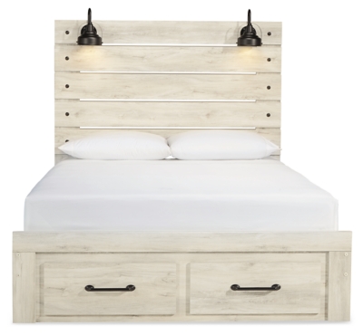 Cambeck Queen Panel Bed With 2 Storage Drawers Ashley Furniture