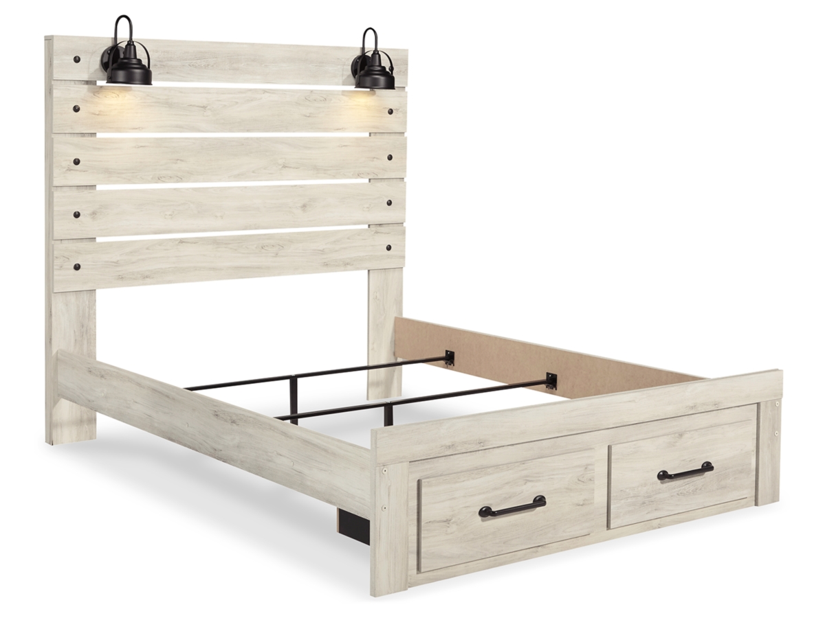 Cambeck Queen Panel Bed with 2 Storage Drawers Ashley