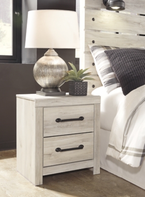Cambeck Nightstand, Whitewash, large