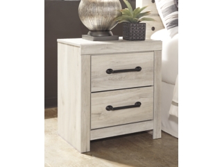 Cambeck 22" 2 Drawer Charging Nightstand