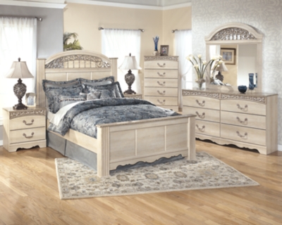 Catalina Queen Poster Bed Ashley Furniture Homestore
