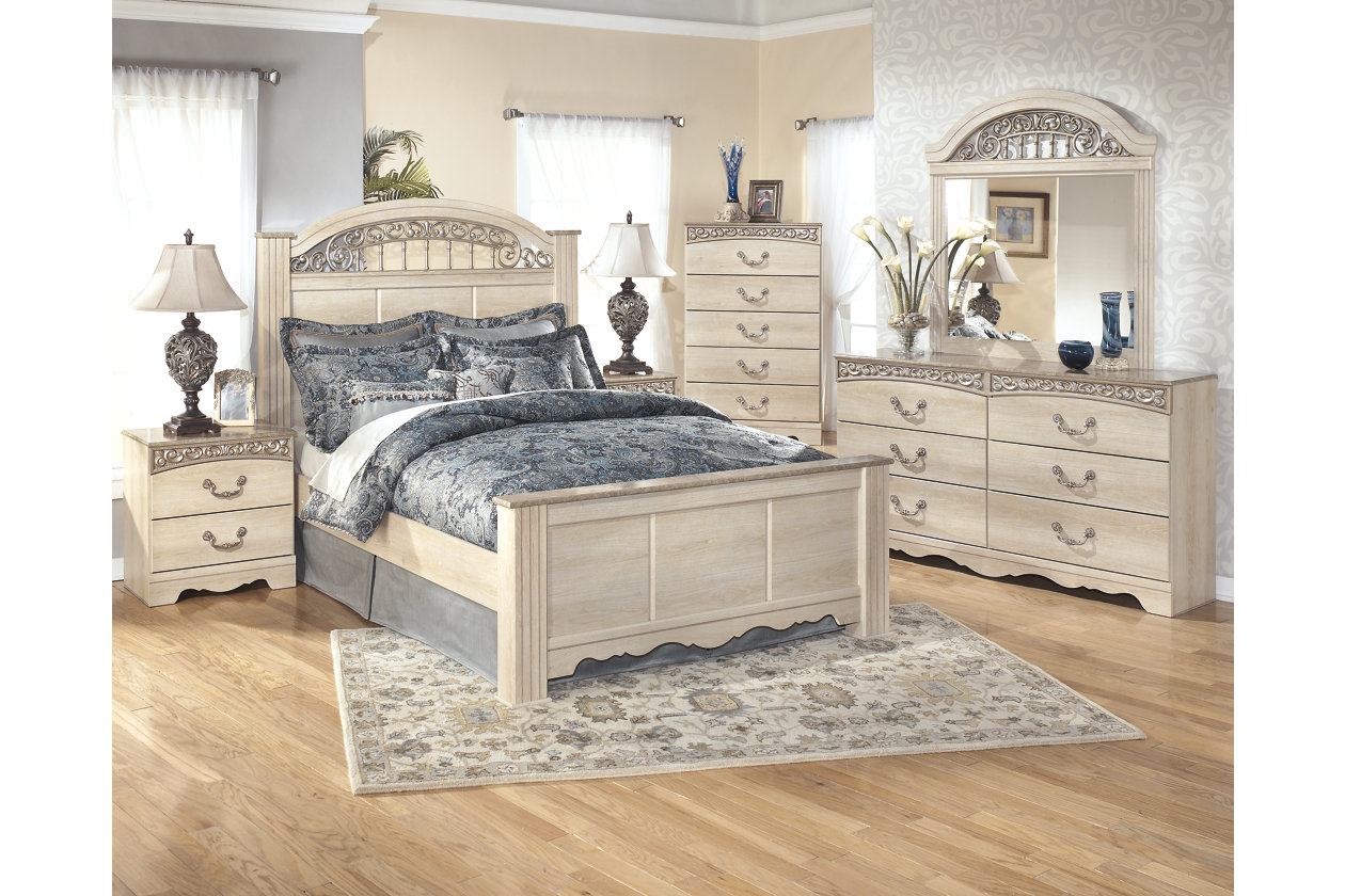Catalina Queen Poster Bed Ashley Furniture Homestore